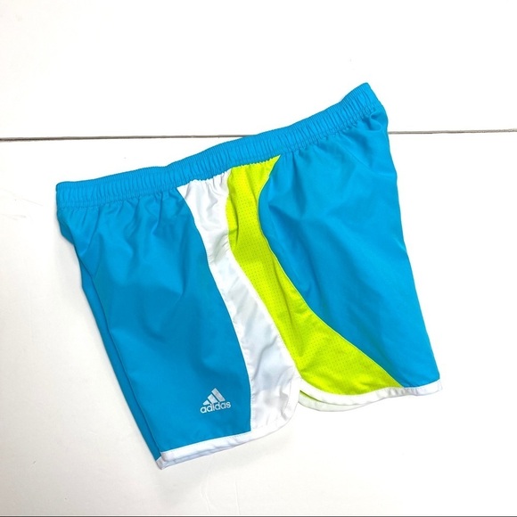 COPY - Adidas Beach Blue Striped Running Shorts - Picture 7 of 9